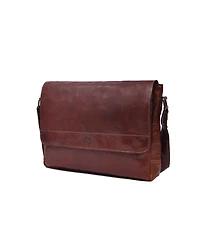 Polaris Leather Messenger Bag