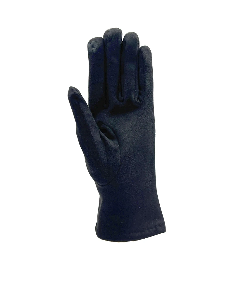 Marcus Adler Cross Stitch Leather Gloves