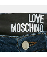 Pre-Owned Love Moschino Women's Mid-Rise Skinny Jeans