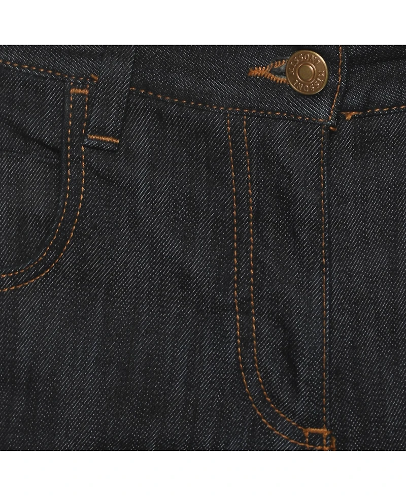 Pre-Owned Missoni Women's Mid-Rise Flared Denim Jeans with Chevron Detail