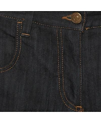 Pre-Owned Missoni Women's Mid-Rise Flared Denim Jeans with Chevron Detail