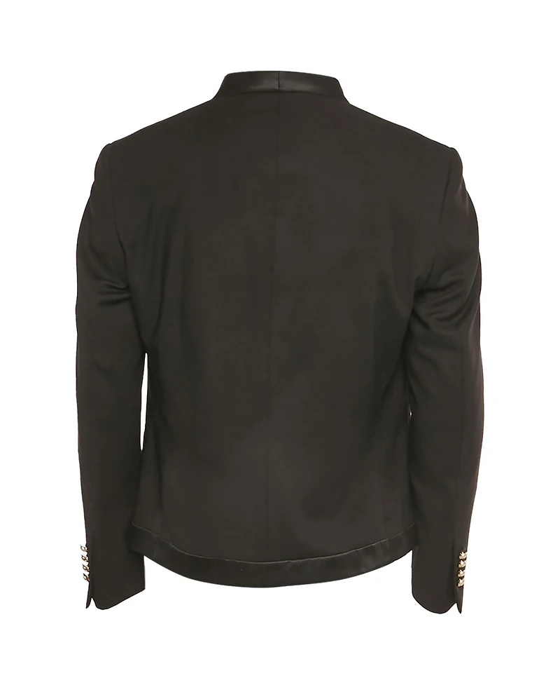 Pre-Owned Balmain Women's Open-Front Statement V-Neck Blazer