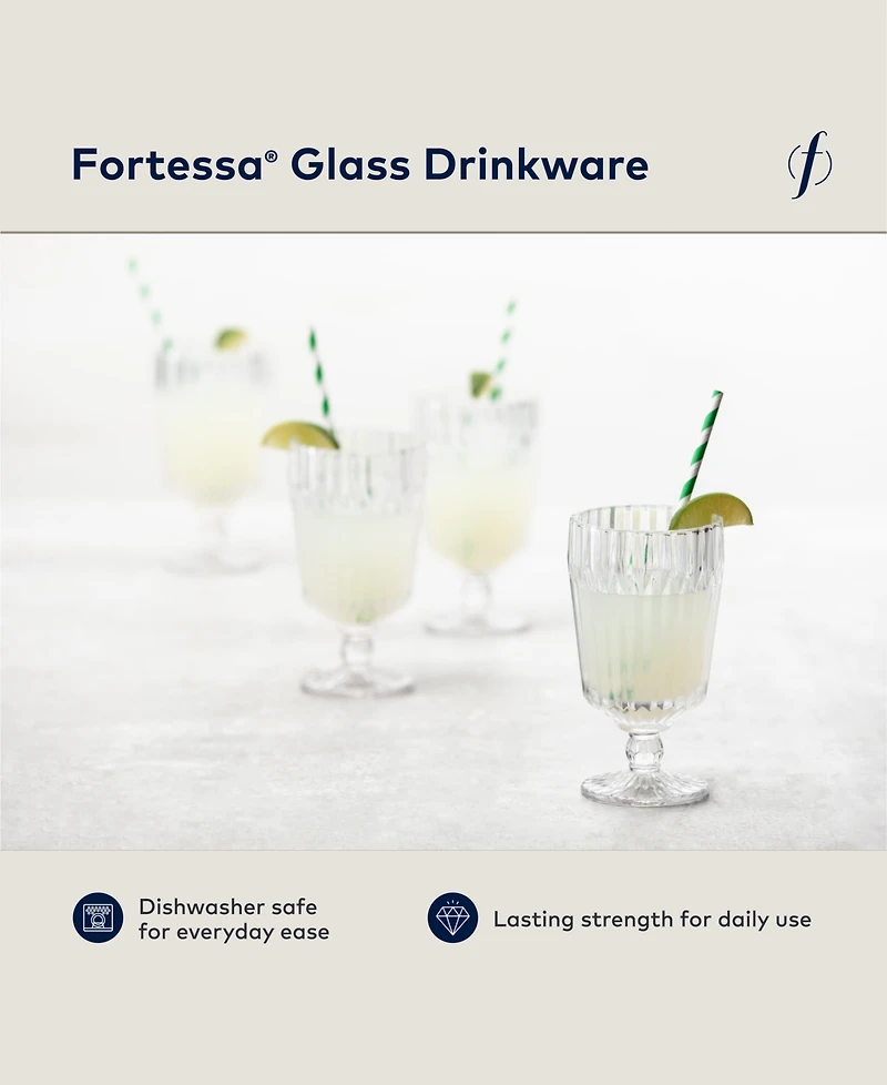 Fortessa Archie 14.2oz, Set of 6 Goblet Glasses