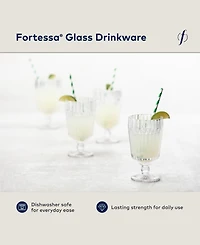 Fortessa Archie 14.2oz, Set of 6 Goblet Glasses