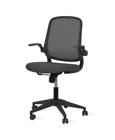 Ergonomic mesh office chair with lumbar support, adjustable swivel chair, padded seat, and casters. Suitable for offices, living rooms, bedrooms