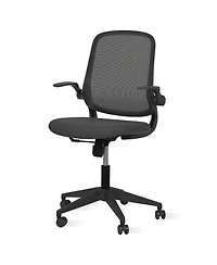 Ergonomic mesh office chair with lumbar support, adjustable swivel chair, padded seat, and casters. Suitable for offices, living rooms, bedrooms