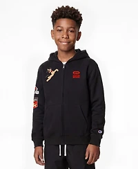 Champion Big Boys and Girls Black Cleveland Browns Disney X Full-Zip Hoodie