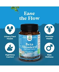 Nature's Craft Plant Sterols and Stanols Beta Sitosterol Supplement for Men, 500 Milligram, 30 Capsules