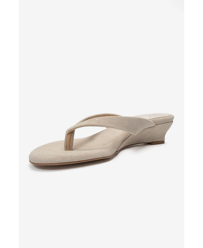 Prologue Shoes Women's Vanessia Thong Wedge Sandal