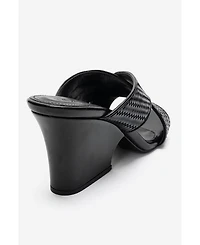 Prologue Shoes Women's Lavean Cross Strap Wedge Sandal