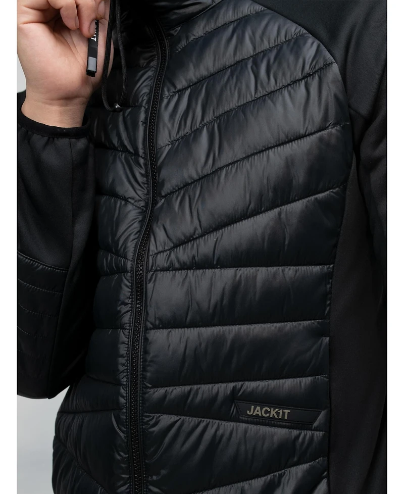 JACK1T Men's Titan Hooded Hybrid Jacket
