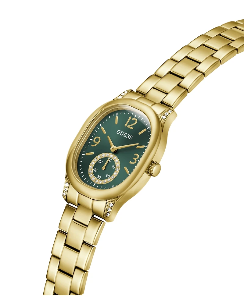 Guess Women's Quartz Gold-Tone Stainless Steel Watch 28mm
