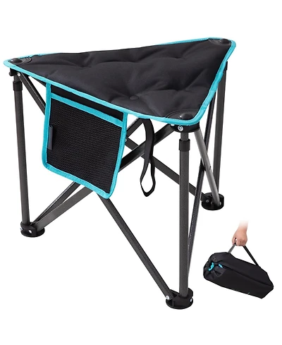 Aofar Folding Tripod Stool Portable Fishing Chair Padded Seat Heavy Duty Camping Carry Bag Hiking Travel