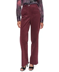 Dkny Women's Stretch High-Waisted Straight-Leg Corduroy Pants