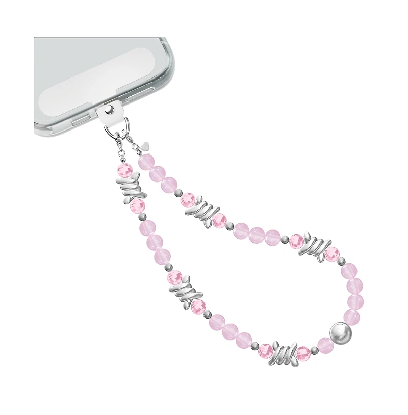 Velvet Caviar Beaded Phone Charm, Fits Any Phone Case with Card Insert