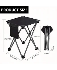Aofar Camping Stool Folding Portable Outdoor Foot Stool