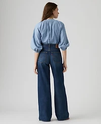 Levi's Women's Middy Mid-Rise Wide-Leg Retro Jeans