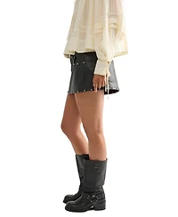 Free People Women's Lainey Studded A-Line Mini Skirt