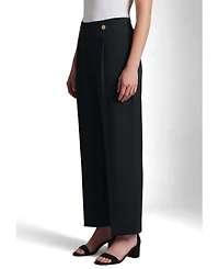 Avenue Plus Cool Hand Wide-Leg High-Rise Side-Zip Trousers