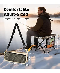 Aofar Portable Folding Stools Anti-pinch Camping Seat