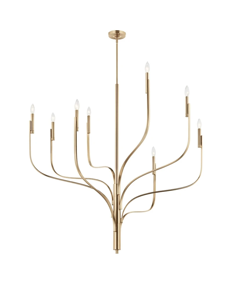Kichler Livadia 47 3/4"W Champagne Bronze 8-Light Chandelier
