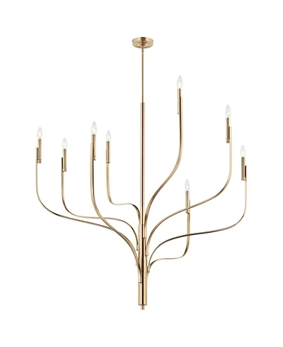Kichler Livadia 47 3/4"W Champagne Bronze 8-Light Chandelier