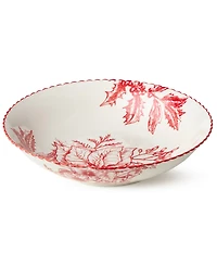 Certified International Crimson Noel 12" Serving Bowl