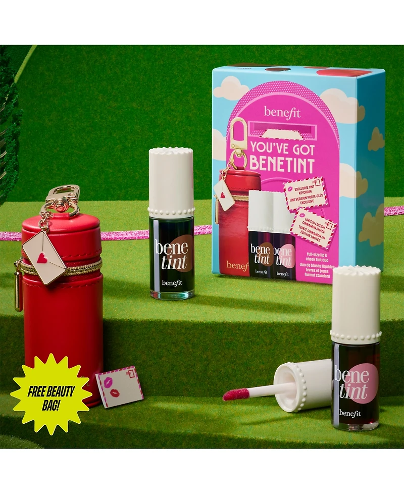 Benefit Cosmetics 3-Piece You've Got Benetint Limited-Edition Lip & Cheek Tint Duo Set