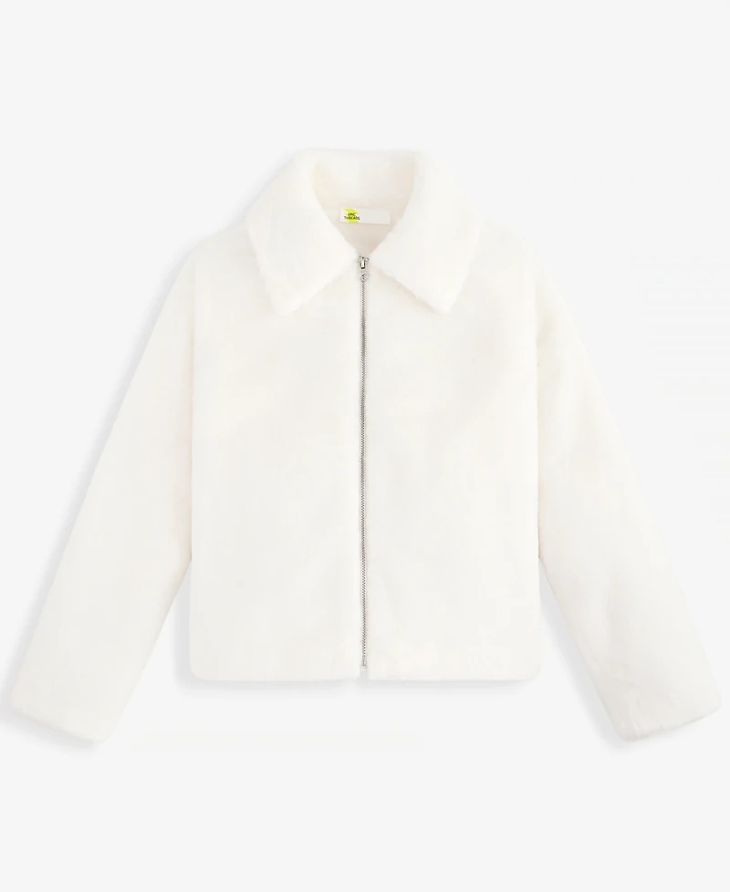 Epic Threads Toddler Girls' 12M-5T Solid Faux-Fur Jacket, Macy's Exclusive