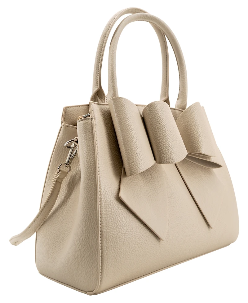 Like Dreams Grace Bowtie Top Handle Medium Satchel Handbag