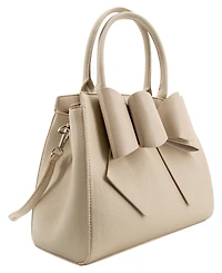 Like Dreams Grace Bowtie Top Handle Medium Satchel Handbag