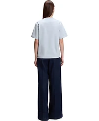 Boss by Hugo Women's Mercerized Cotton Relaxed-Fit T-Shirt