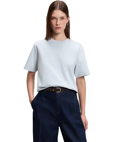 Boss by Hugo Women's Mercerized Cotton Relaxed-Fit T-Shirt