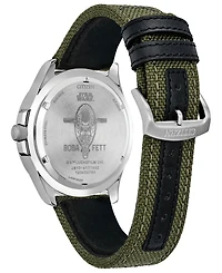 Citizen Men's Boba Fett Green Nylon Strap Watch 44mm