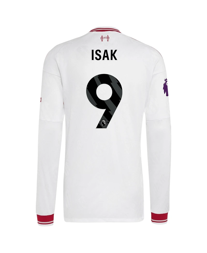 Adidas Men's Alexander Isak 2026/27 Away On-Field Authentic Long-Sleeve Slim-Fit Jersey