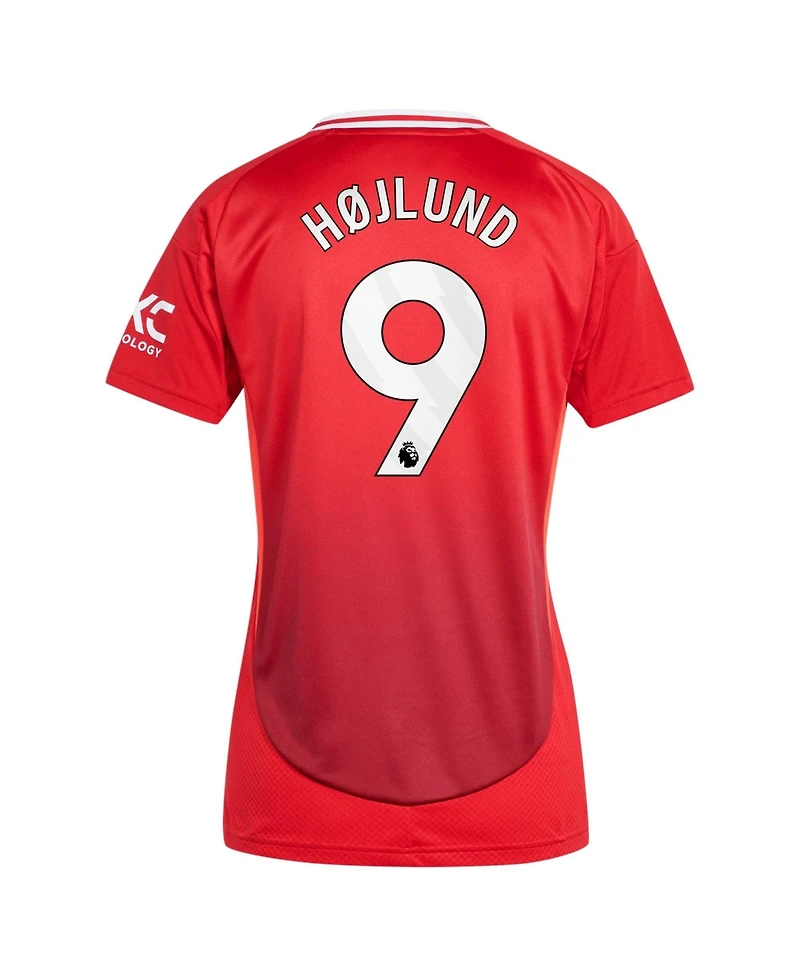 Adidas Women's Rasmus Hojlund Manchester United 2024/25 Home Replica Player Jersey
