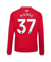 Adidas Boys' and Girls' Kobbie Mainoo 2026/27 Home Replica Long-Sleeve Polo Jersey