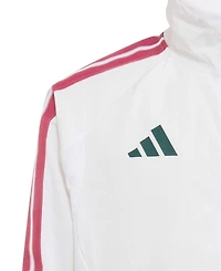 Adidas Boys' and Girls' Anthem Full-Zip Mock-Neck Raglan-Sleeve Jacket