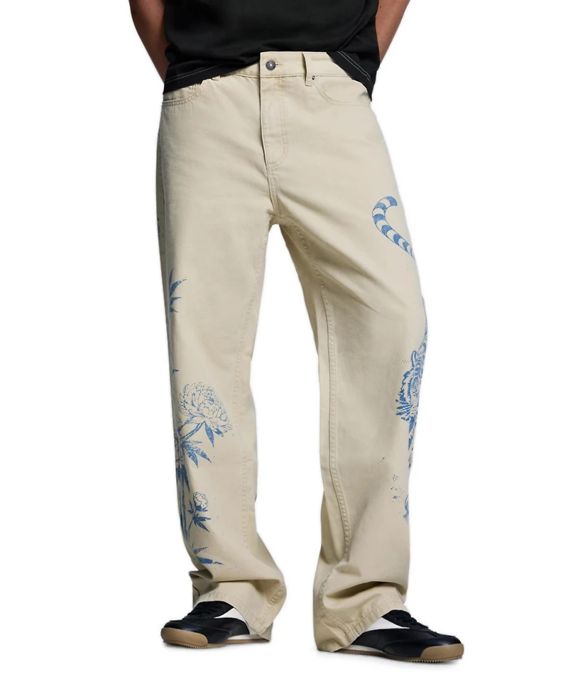 Desigual Men's Printed Trousers