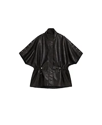 Desigual Women's Poncho Leather Effect
