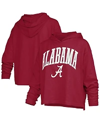 Pressbox Women's Alabama Crimson Tide Nelson Long-Sleeve Hooded T-Shirt