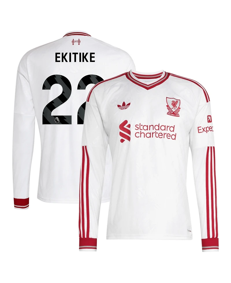 Adidas Men's Liverpool Hugo Ekitike 2026/27 Away Replica Long Sleeve Jersey