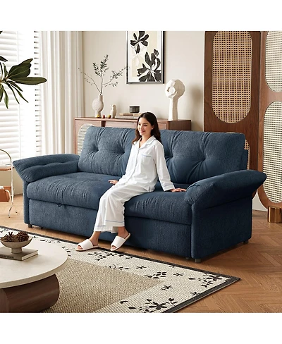 Streamdale Furniture Multi-Functional Convertible Plush Sofa Bed
