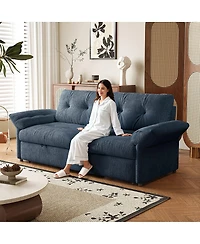 Streamdale Furniture Multi-Functional Convertible Plush Sofa Bed
