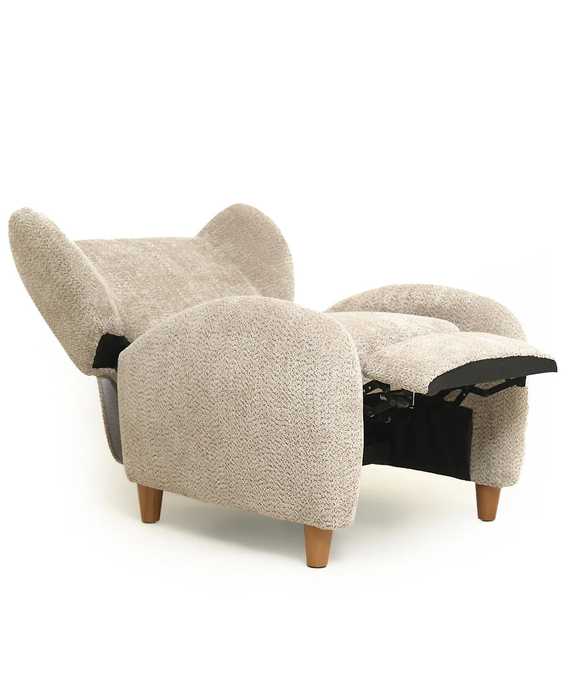 Streamdale Furniture Nordic Chenille Multifunctional Curved Backrest Sofa Chair