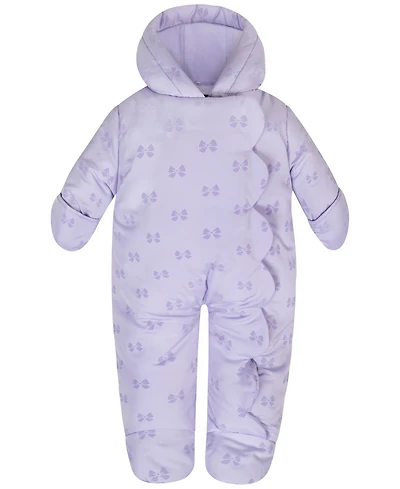 S Rothschild & Co Baby Girls' Flocked Scalloped Hooded Pram