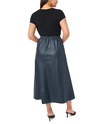 Vince Camuto Plus High-Waisted Maxi A-Line Skirt