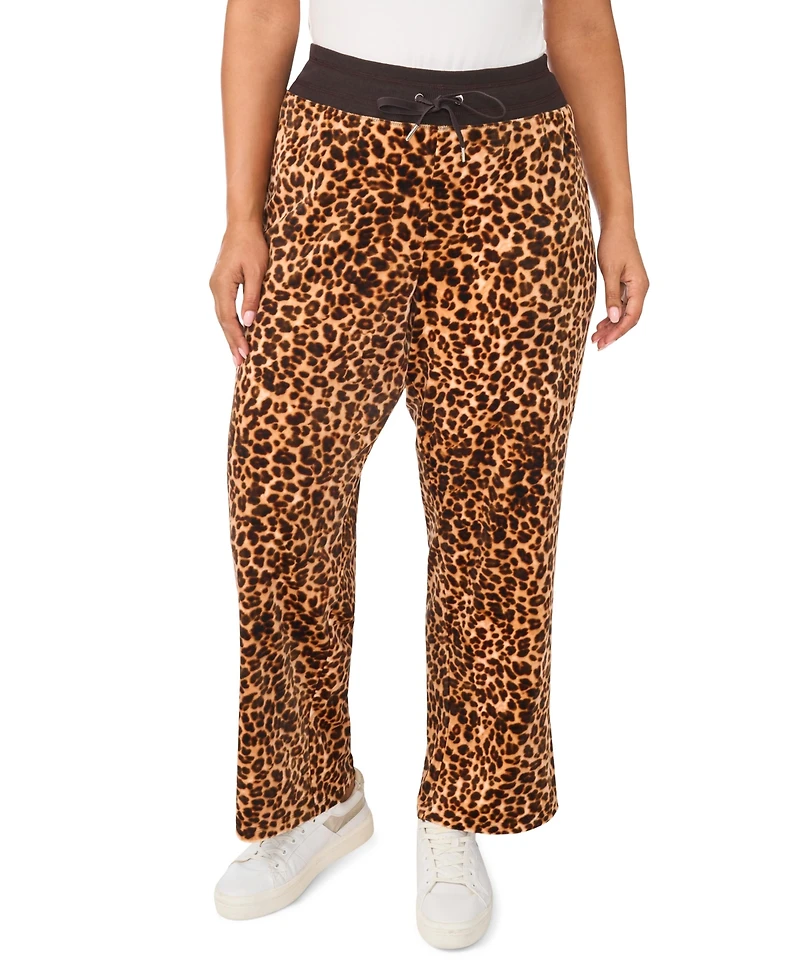 Vince Camuto Plus Straight-Leg Drawstring Lounge Pants