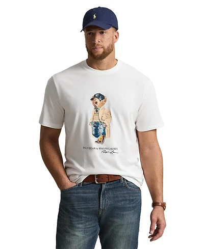 Polo Ralph Lauren Men's Big & Tall Bear Graphic Regular-Fit T-Shirt