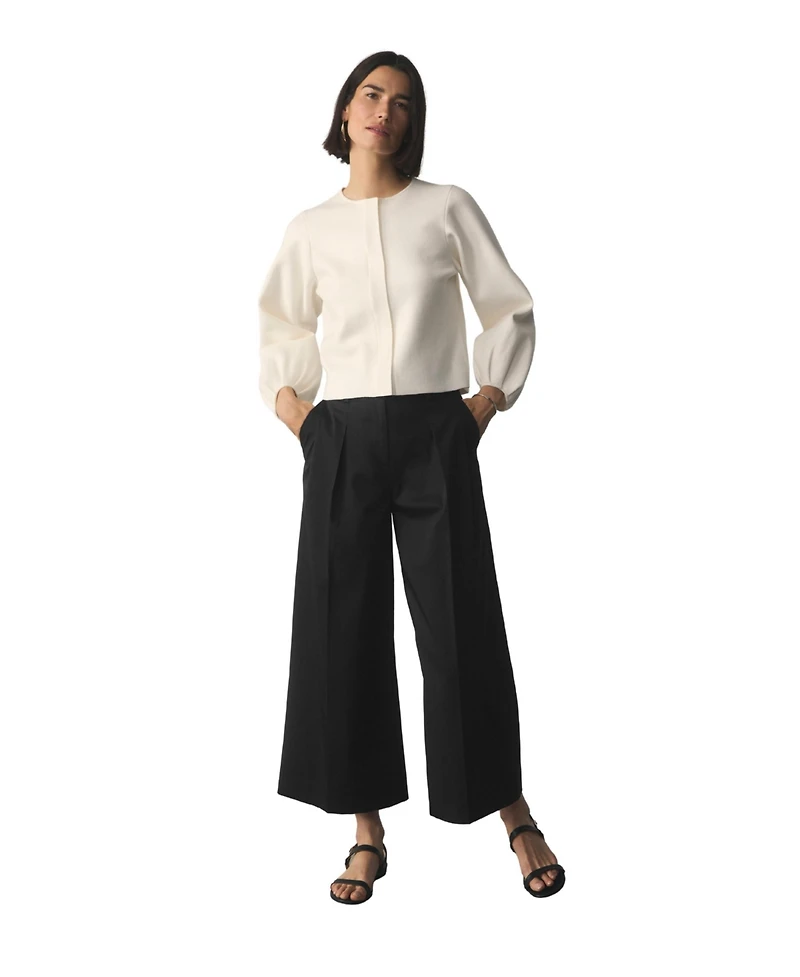 The Fold Women's Candela Wool Blend Zip Up Jacket